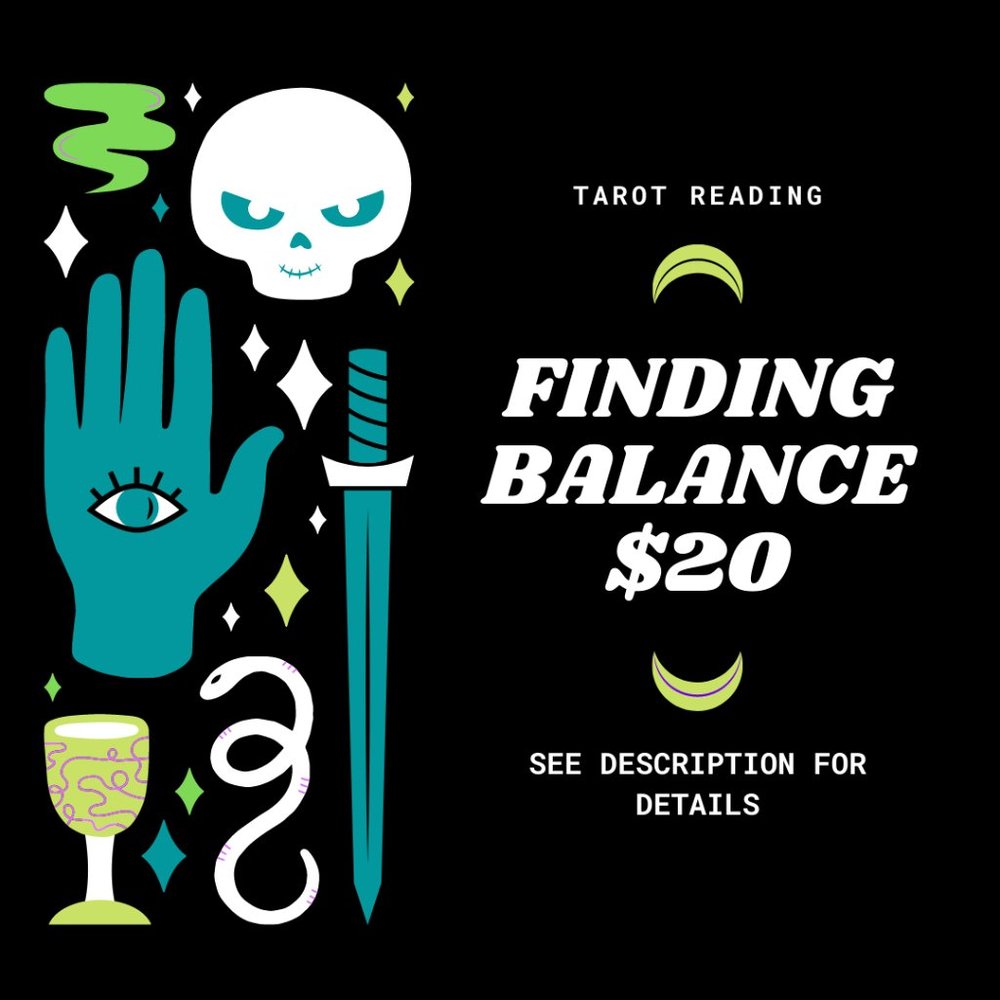 ☽ Let's Get Balanced, Intuitive Tarot Reading ☽